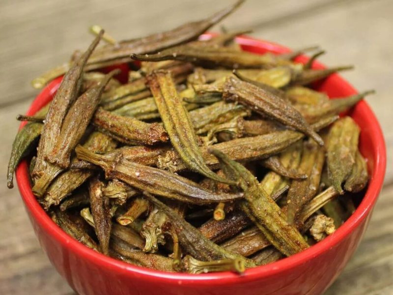 dehydrated okra